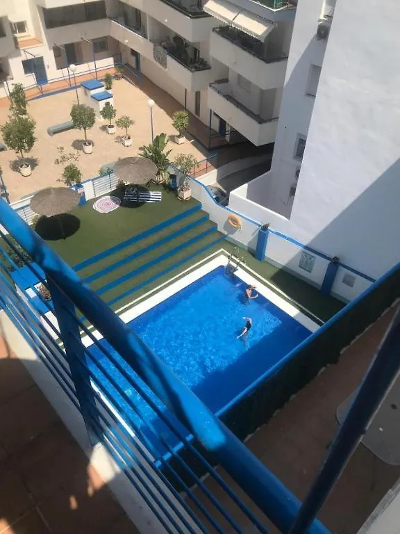 Apartamento Apartamento con terraza, garaje y piscina a 350m playa Garrucha 0*,  España